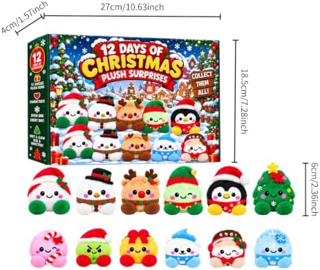 12 Days Advent Calendar 2026 Christmas Fun Dumpling for Adult Gifts