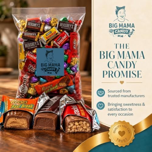 Big Mama Halloween Candy Bulk Chocolate Assortment Bag 4 lb