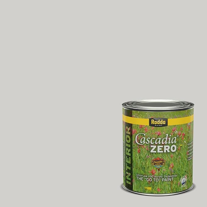 Rodda Paint CASCADIA ZERO Interior Satin Paint & Primer in One, Quart, Place of Dust
