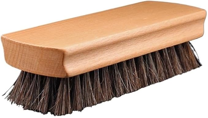 Horsehair Brush Shoe Polishing Polish Clean Soft Hair
