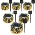 SyouHome Solar String Lights Outdoor, 6 Pack 600 LED Solar Christmas Lights