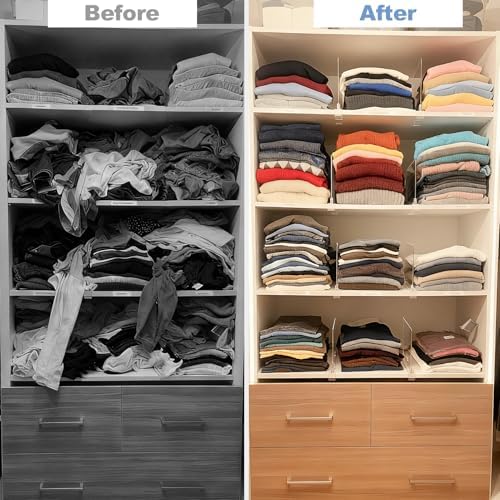 Tall Shelf dividers Closet Organizers: 11-inch (Higher Version)