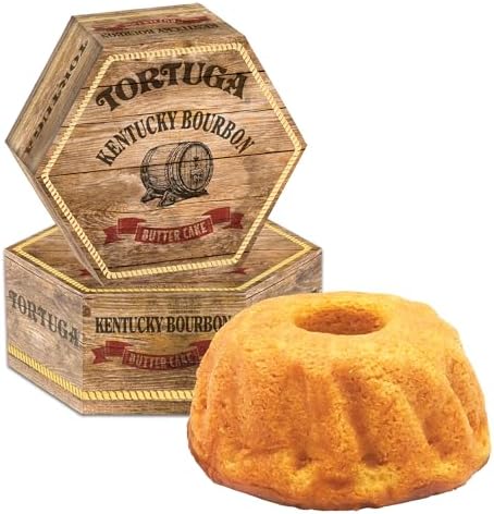 TORTUGA Kentucky Bourbon Butter Cake - 4 Oz. - 2 Pack - The Perfect Premium Gourmet Gift for Stocking Stuffers, Gift Baskets, and Christmas Gifts - Great Cakes for Delivery
