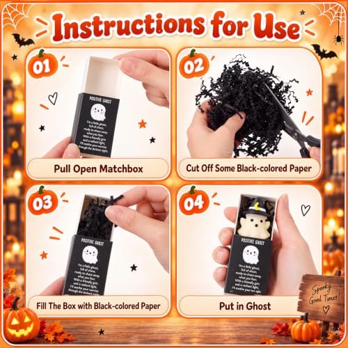 12 Sets Halloween Ghost Gifts Boo Positive Party Favors
