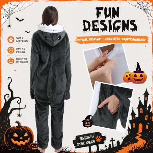 Adult Onesie Pajamas Animal One Piece Costume Halloween Cosplay for Women Men