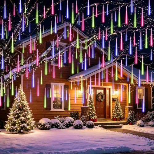 Aukora Outdoor Christmas Lights,Meteor Shower Lights UL Certified