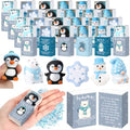 10 Sets Winter Break Gifts Penguin Holiday Party Favors with Boxes