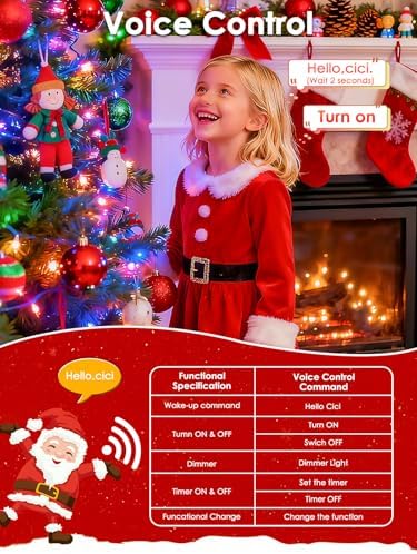 OZS Connectable 2PK 400LED, 164FT Christmas String Lights with Remote