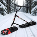 The Do-It-All Winter Sled & Scooter - Redefine Your Snow Day! Built with a 360° Spin System for Agile Turns, Unmatched Durability for 330lb Loads, for Teens, Adults, and Family Outings Black