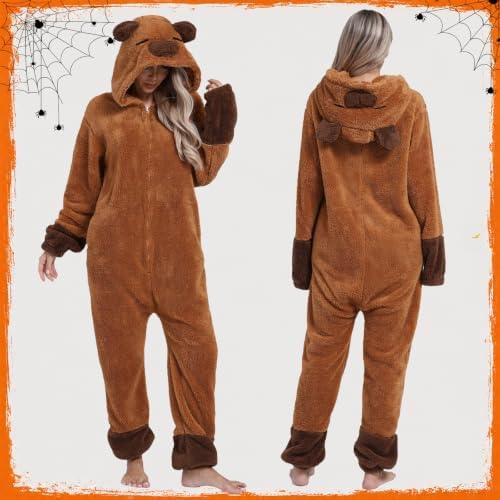 Adult Onesie Pajamas Animal One Piece Costume Halloween Cosplay for Women Men