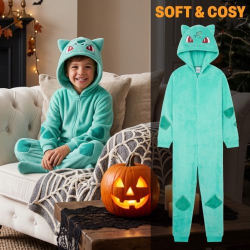 Get Trend Pokemon Halloween Costume One-Piece Pajamas for Kids, Loungewear
