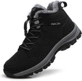 Winter Boots For Mens Snow Boots Anti-Slip Fur Lined Warm Ankle Boots Casual Lightweight Trekking Backpacking Hiking Boots