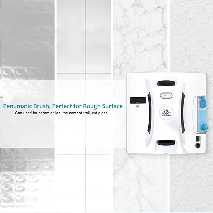 HOBOT-298 Window Cleaning Automatic Robot with Ultrasonic Water Spray, Intelligent Cleaning, AI Smart Route Plan, Replaceable Water Tank, and Control via Smartphone or Remote
