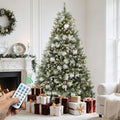 YITAHOME 6ft Prelit Scotch Pine Christmas Tree with Remote Control