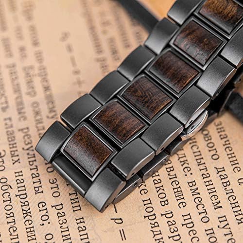 2win Engraved Wooden Watch for Boyfriend My MAN Fiancé Husband Customized Personalized Wood Watches for Men Birthday Anniversary Personalized Watch