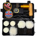 Best Electric Shoe Shine Polisher Buffer With 9 Replaceable Brush Heads Supports Multiple Shoe Polish Colors Shoe Buffer Drill Attachment Shoe Polish For Leather Men's Shoe Shine Kit