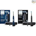 Philips Sonicare ProtectiveClean 6500 Rechargeable Electric Power Toothbrush with Charging & ExpertClean 7500, Rechargeable Electric Power Toothbrush, Black, HX9690/05