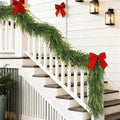 Artificial Christmas Garland, Faux Norfolk Pine for Stairs Decor(16FT 1PCS)