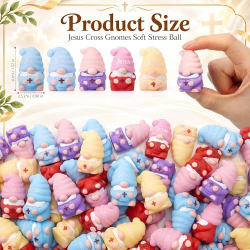 Thenshop 25 Pcs Christian Gnome Ball Religious Gifts Bulk