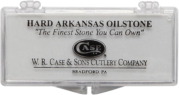 Case XX WR Pocket Knife Russlock Amber Jig Bone W/Sharpening Stone (61953L SS) - Length Closed: 4 1/4 Inches