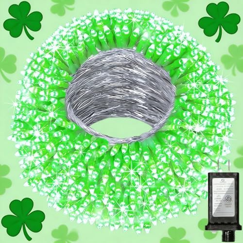 240ft Outdoor Christmas Lights, 750 LED Super Long String Lights 12 Modes & Timer Memory, Dimmable Outsite Waterproof Light Strings for Xmas Tree Garden Wedding Party Holiday Decorations Green