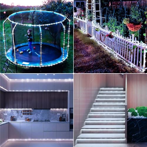 KNONEW 1000 LED Rope Lights Outdoor 164FT Rope Light for Outside Waterproof