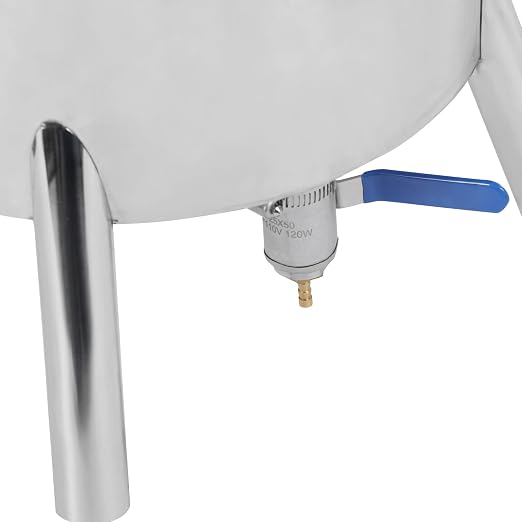 30L 4Gal Heating Mixing Filling Machine, Lipstick Filling Machine Stirring Tank, Stainless Steel Stirring Tank Cream Liquid Filler Machine for Lipstick, Shoe Polish
