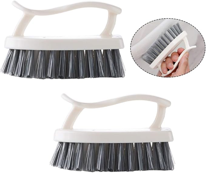 2pcs Plastic Scrub Brush Laundry Cleaning Brush Kitchen Brush Shoes Scrub Brush Scrubber for Home Use Brushes