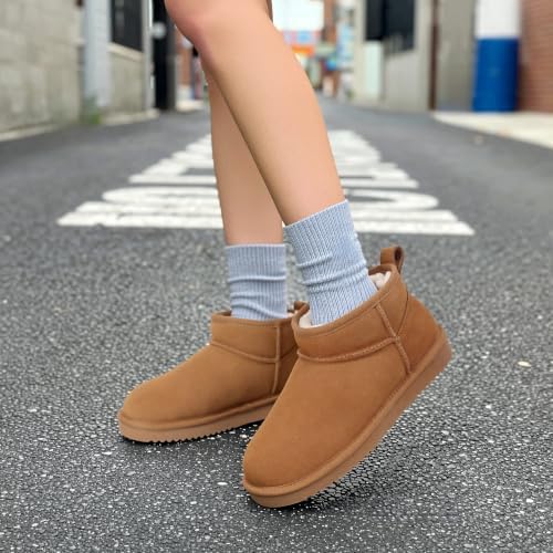 DREAM PAIRS Women's Outdoor Winter Ankle Boots