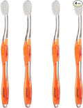 LINHART Extra Soft Toothbrush – Teeth Whitening Toothbrush with Multi Length Bristles, 4 Pack