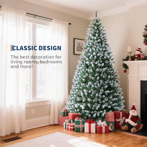 Garvee 7.5 ft Pre-Decorated Artificial Christmas Tree Prelit
