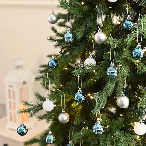 Valery Madelyn Small Christmas Tree Decorations Ball Ornaments 24ct 1.57"