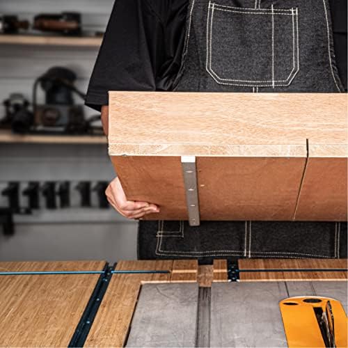 POWERTEC Crosscut Sled Miter Bar for Table Saw Sled, 3/4" x 3/8" x 30" with Predrilled Holes & Screws for Router Table, Bandsaw, Taper Jig, Table Saw Accessories for Woodworking, 2PK (71144-P2)