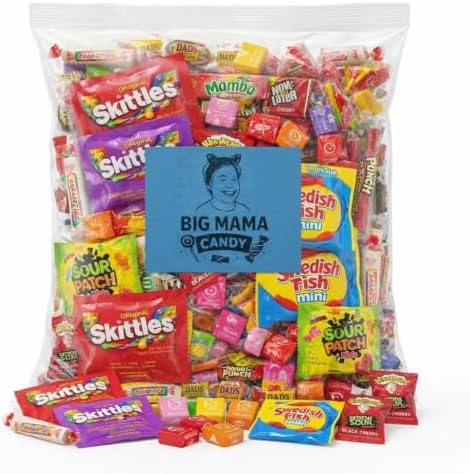 Big Mama Candy Bulk Individually Wrapped Mix 8 lb Variety