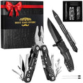 Multitool Gifts for Father, Dad Gift Set with 14 in 1 Multi-tool Pliers, Pocket Knife & Tactical Pen | Premium EDC Survival Kit for Camping, Car Emergency | Unique Practical Gift for Father Dad Him