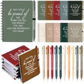 Honoson 20 Sets/40 Pcs Employee Notebook Pen Gifts, Bright Color