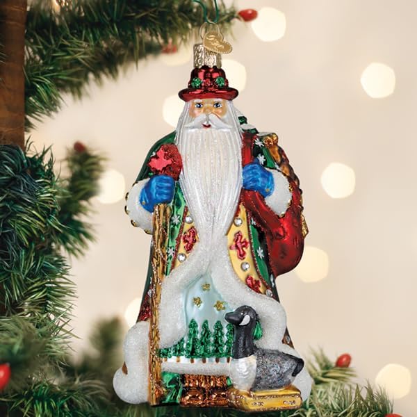 Old World Christmas Canadian Santa Tree Ornament
