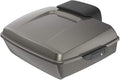 Advanblack Road Glide Tour Trunk Pack Industrial Gray Chopped Tour Trunk Pack Backrest Pad for '97-'25 Harley Touring Road King Street Glide Electra Glide CVO models