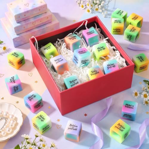 Thenshop 20 Pcs Ice Cube Relief Favors Bulk Mixed Color Inspirational Gift