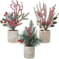winemana Mini Christmas Tree Table Decorations Indoor Holiday Office Decor