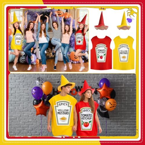 Halloween Group Couple Costume Hot Dog Ketchup Mustard Halloween Costumes