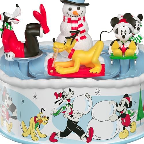 Hallmark Keepsake Disney Christmas Ornament (Mickey and Friends Sledding)