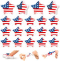 Thenshop 20 Pcs Veterans Day Gifts American Flag Star Ball Bulk