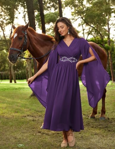 Scarlet Darkness Women's Renaissance Costume V Neck Medieval Fairy Dresses