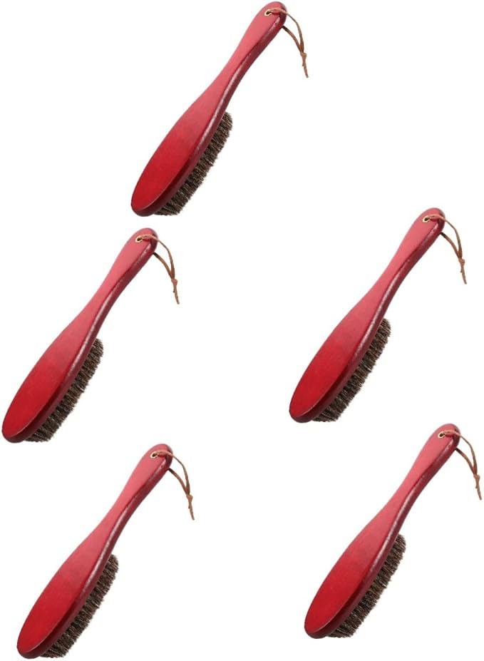 NOLITOY 5pcs Leather Shoe Brush Shoe Cleaning Brush Cleaning Kit Boot Polish Kit
