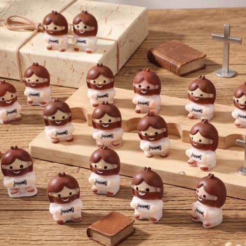 Thenshop 20 Pcs Jesus Loves You Figures Soft Ball Bulk Christian Gift