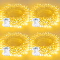 4 Pack 200 LED Battery Operated String Lights, 8 Modes Twinkle Fairy Lights