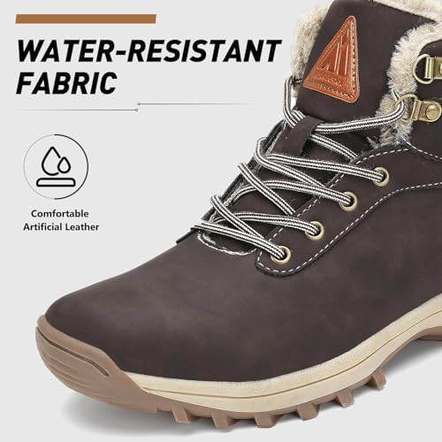 Mishansha Snow Boots for Women Warm Winter Hiking Boots Size 5.5-10.5