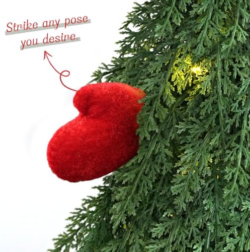 Christmas Decor, 2 Pack Christmas Gnome Topiary Trees, 32 & 27 Inch