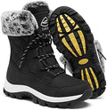 EARLDE Women's Snow Boots Waterproof Mid-Calf Winter Boots